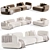 Elegant Cabrera Modular Sofa, Eichholtz 3D model small image 3