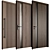  Stylish Door Set 97 3D model small image 1