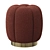 Eichholtz Orchanic Boucle Stool Ruby 3D model small image 1