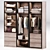 Modern Wardrobe Composition with PAX Fillings 3D model small image 3