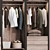 Modern Wardrobe Composition with PAX Fillings 3D model small image 5