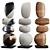 Modern Totem Sculpture for Interiors 3D model small image 1