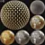 Versatile Metal Mosaic Tile Set 3D model small image 1