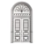 Classic Door 3D Max Modeling 3D model small image 6