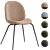 GUBI Beetle Dining Chair Variants 3D model small image 1