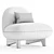 Elvit Cozy Ivory Armchair - 4 Colors 3D model small image 6