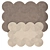 Helix Wool Rug Set Taupe Cream 3D model small image 4