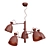 Elegant GENT Chandelier Fixture 3D model small image 4