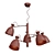 Elegant GENT Chandelier Fixture 3D model small image 5