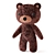 IKEA AFTONSPARV BEAR Plush Toy 3D model small image 4