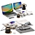 Apple Desk Set Bundle 3D model small image 1