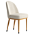 Elegant Cocoon Dining Chair 3D model small image 5