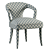 Modern Mary Q Chair Rendered 3D model small image 6