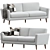 Trendy Oliver Sofa Bestseller 3D model small image 1