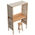 Oak Writing Desk Tent "Andy 3D model small image 7