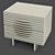 Glossy Nightstand MOD Miramar 3D model small image 2