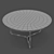 Miramar Walnut Magazine Table 3D model small image 3