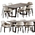 Elegant Dining Set: Trench & Bolero 3D model small image 2