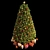 Holiday Tree with Gifts & Wreath 3D model small image 4