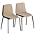 Stylish BISELL Metal Chair 3D model small image 2