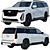 Cadillac Escalade-V 2023: Bold Elegance 3D model small image 1