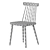 Classic Colonial Chair Design 3D model small image 4