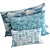 Inkstrokes Admiral Decorative Pillows 3D model small image 3