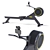 Skillrow Rowing Machine: Realistic Design 3D model small image 3