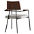  Sleek Steel Armchair Design 3D model small image 3