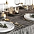 Holiday Table Setting 3D model small image 3