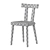 Elegant Milano Chair Design 3D model small image 4