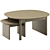 Modern Sling Coffee Side Tables 3D model small image 2