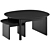 Modern Sling Coffee Side Tables 3D model small image 3