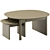 Modern Sling Coffee Side Tables 3D model small image 7