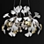 Modern Silver Pendant Light 3D model small image 1