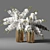 Glass Vase Orchid Bouquets 3D model small image 1