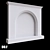 Gypsum Fireplace Portal KH37.2 3D model small image 1