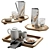  Modern Kitchen Decor Set 16 3D model small image 1