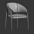 Modern Chic Linda Chair Design 3D model small image 5