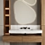 Modern Bathroom Furniture Set 04 3D model small image 2