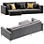 Modern Corner Sofa Kona 2013 3D model small image 3