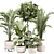 Modern Indoor Plant Set 09 3D model small image 1