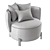 Elegant Versai Dining Chair 3D model small image 4