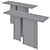 Chic Fendi Casa Blur Console 3D model small image 5