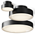 Modular Plaff-on Ceiling Lamp 3D model small image 3