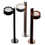 Versatile Outdoor Bollard Lamp Kit 3D model small image 2