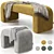 Cosy Puff and Bench Set 3D model small image 16