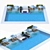 Stylish Pool With Rendering 3D model small image 1