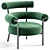 Modern Design Fabric Armchair 2025 3D model small image 4