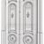 Classic Door 1600mm - 3800mm 3D model small image 7